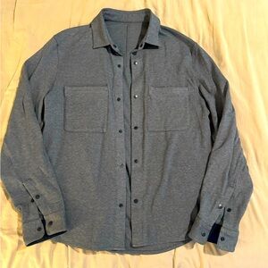 Lululemon Soft Knit Overshirt- Heathered True Navy. Medium.